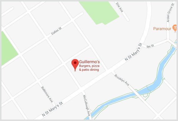 Guillermo's Location
